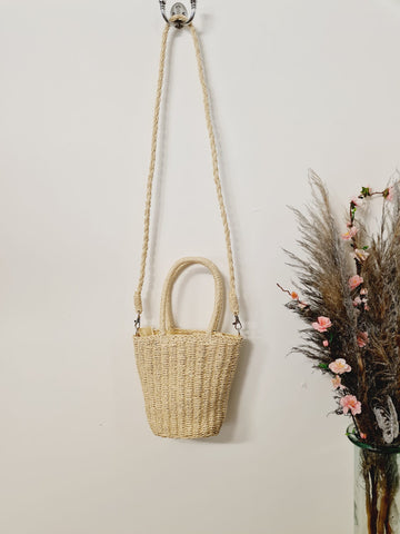 Small Straw Basket Bag