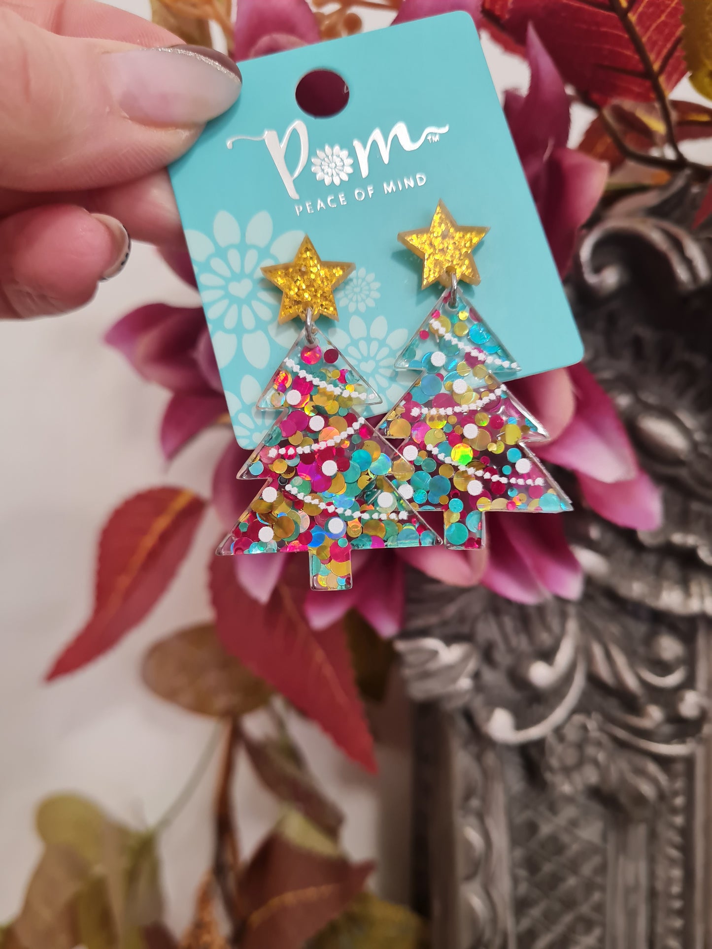 Festive Tree Earrings