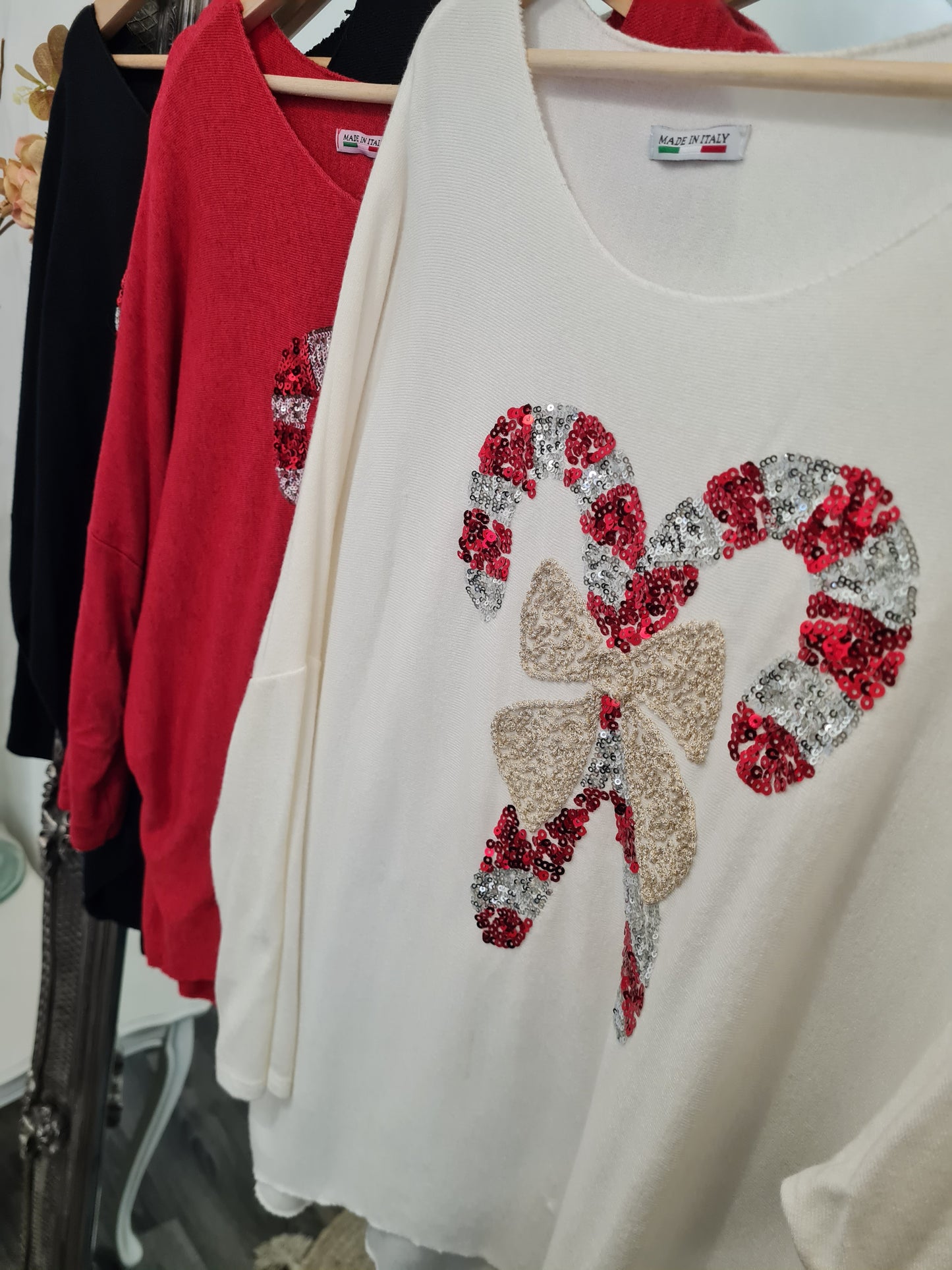 Candy Cane Fine Knit