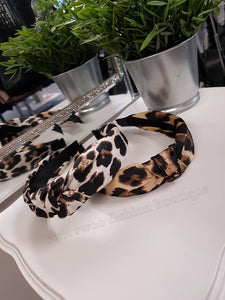 Animal Print Knotted Headband