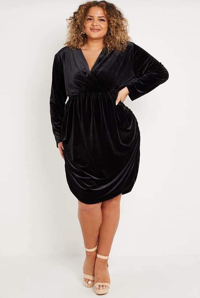 Curve Velvet Dress