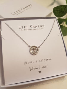 Life Charms Tree of Life Necklace With Extender Chain
